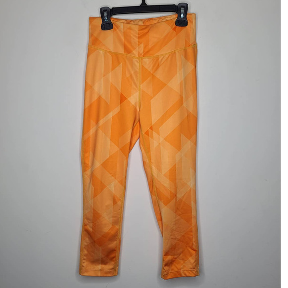 Orangetheory Geometric Orange Leggings - Picture 1 of 4